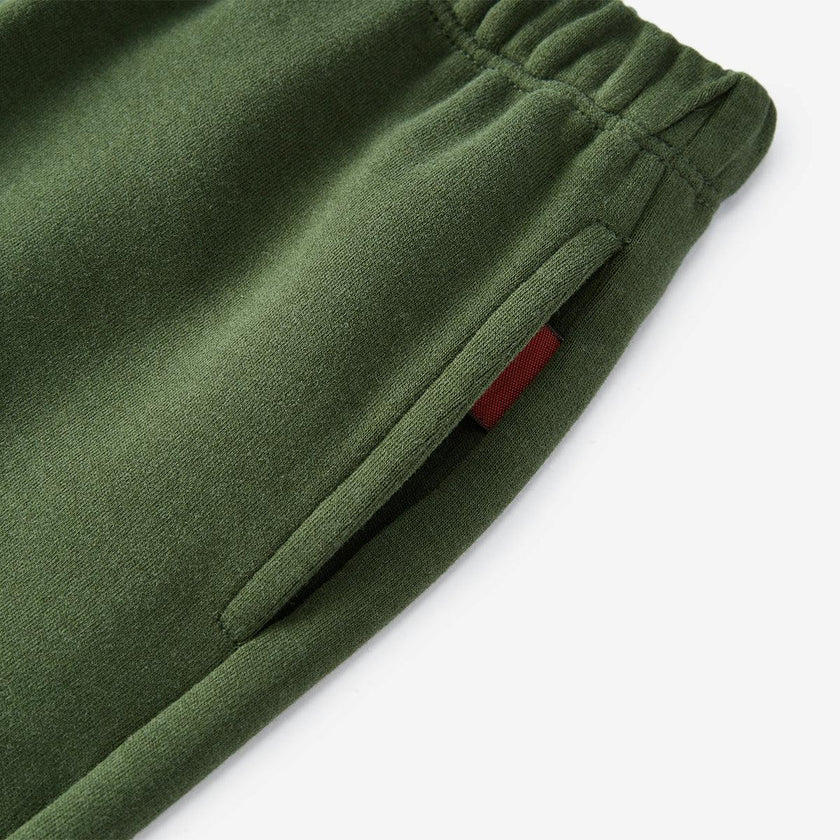 Dark Green Brushed Jogger