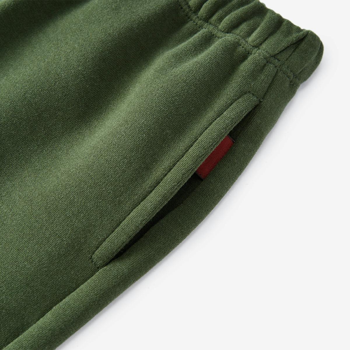 Dark Green Brushed Jogger