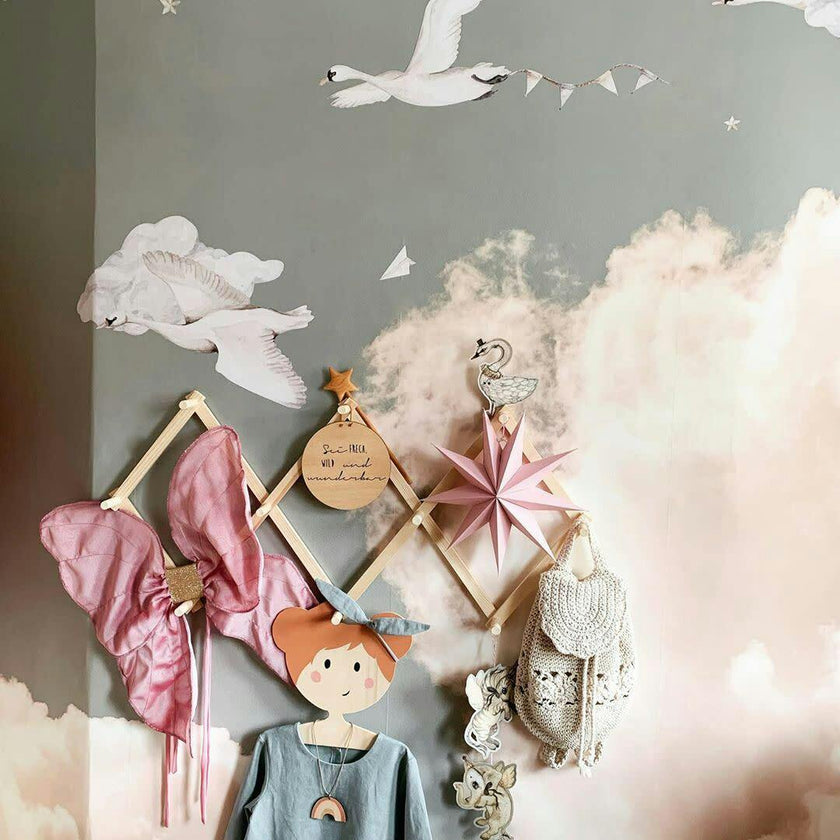 Swans Magic Is Everywhere Wall Decal Set
