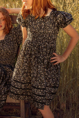 Mini Brooklyn Dress in Navy Dainty Floral