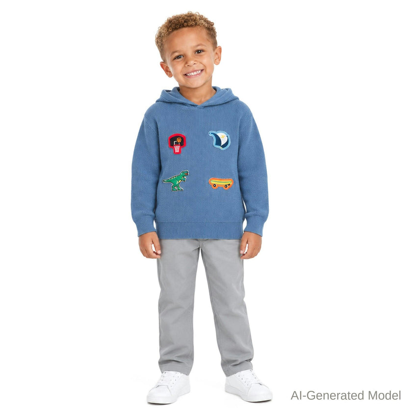 Hooded Sweater | Playtime Patches
