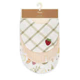 Clementine Fruit & Veggie Cotton Bandana Baby Bib (3 Pack)