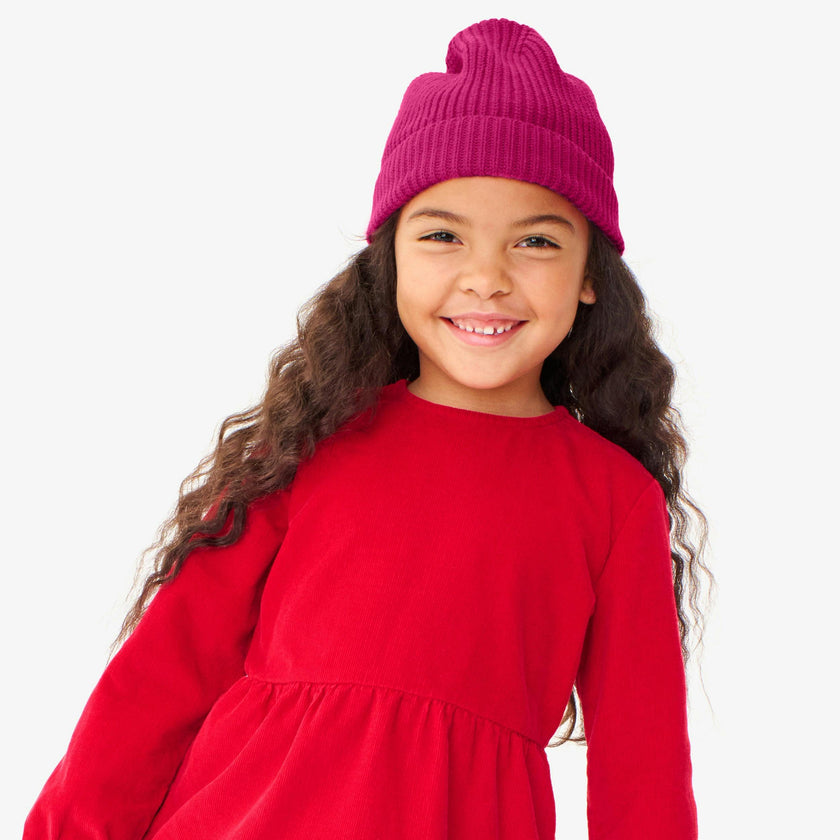 Kids cotton beanie