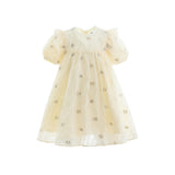 Cream Stella Tulle Dress