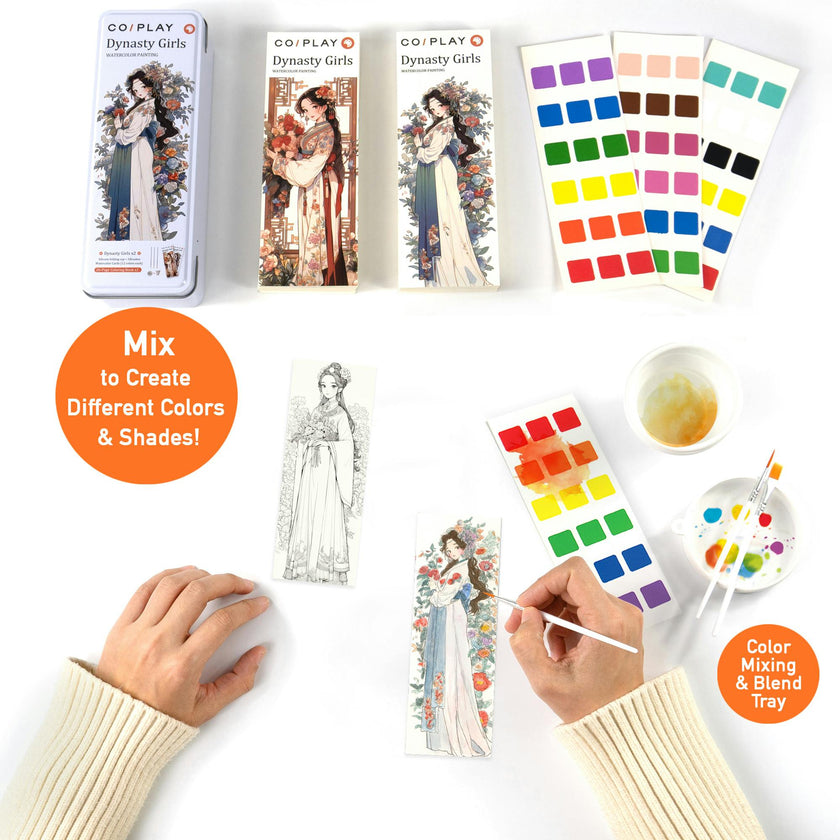 COIPLAY: Watercolor Art Kit - Dynasty Girls