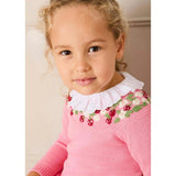 Strawberry Embroidered Jumper in Pink (12mths-6yrs)
