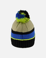 Lined Knit Pompom Hat