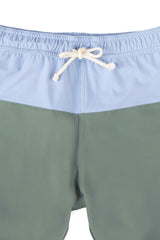 Adam Swim Shorts Sage Green And Light blue