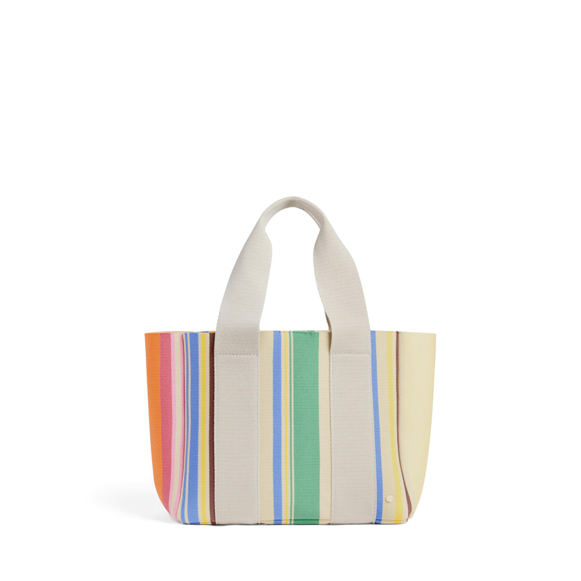 Wellington Cabana Tote Mini, Knit Rainbow Stripe