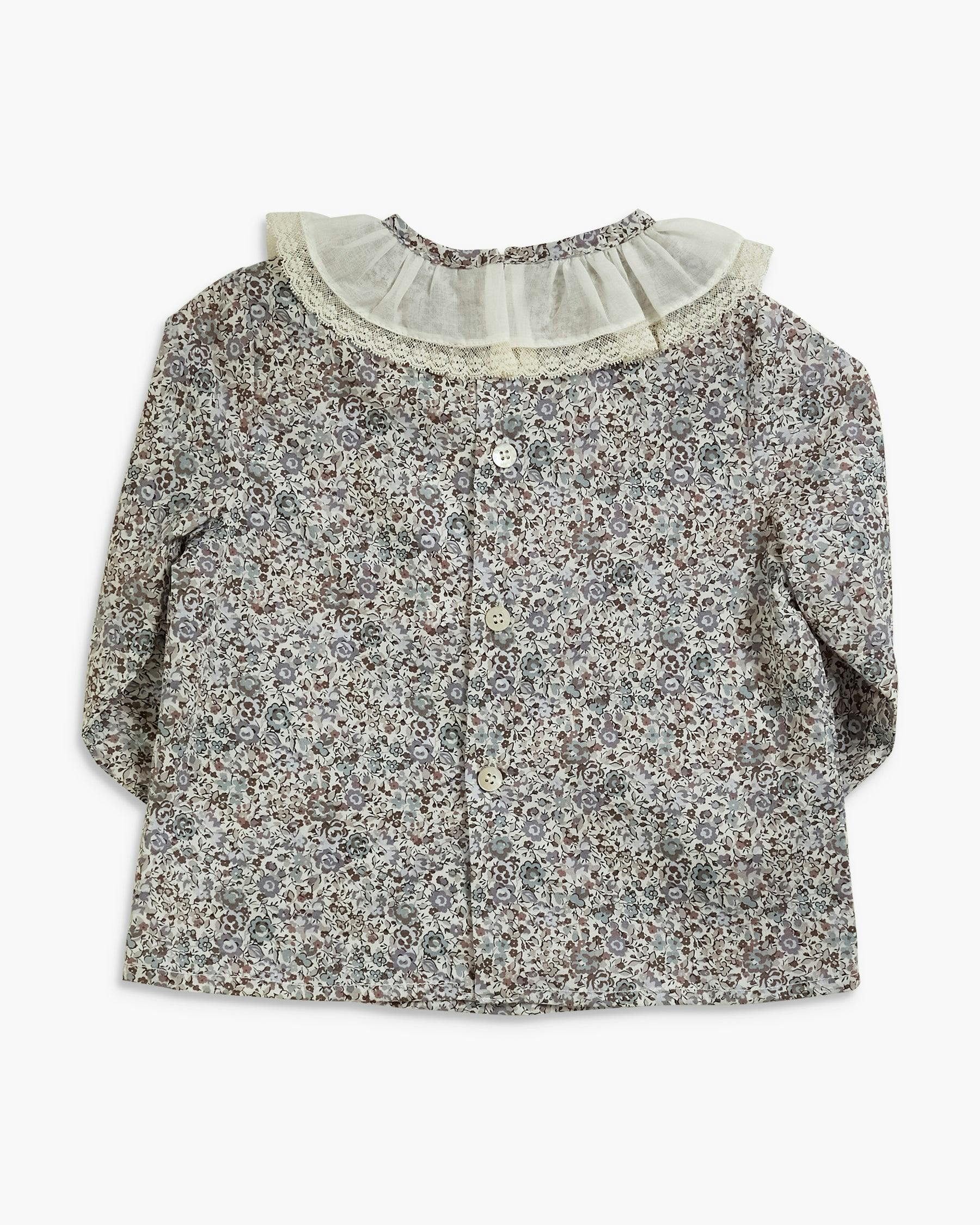 Amelia Blouse Blue Plum Liberty