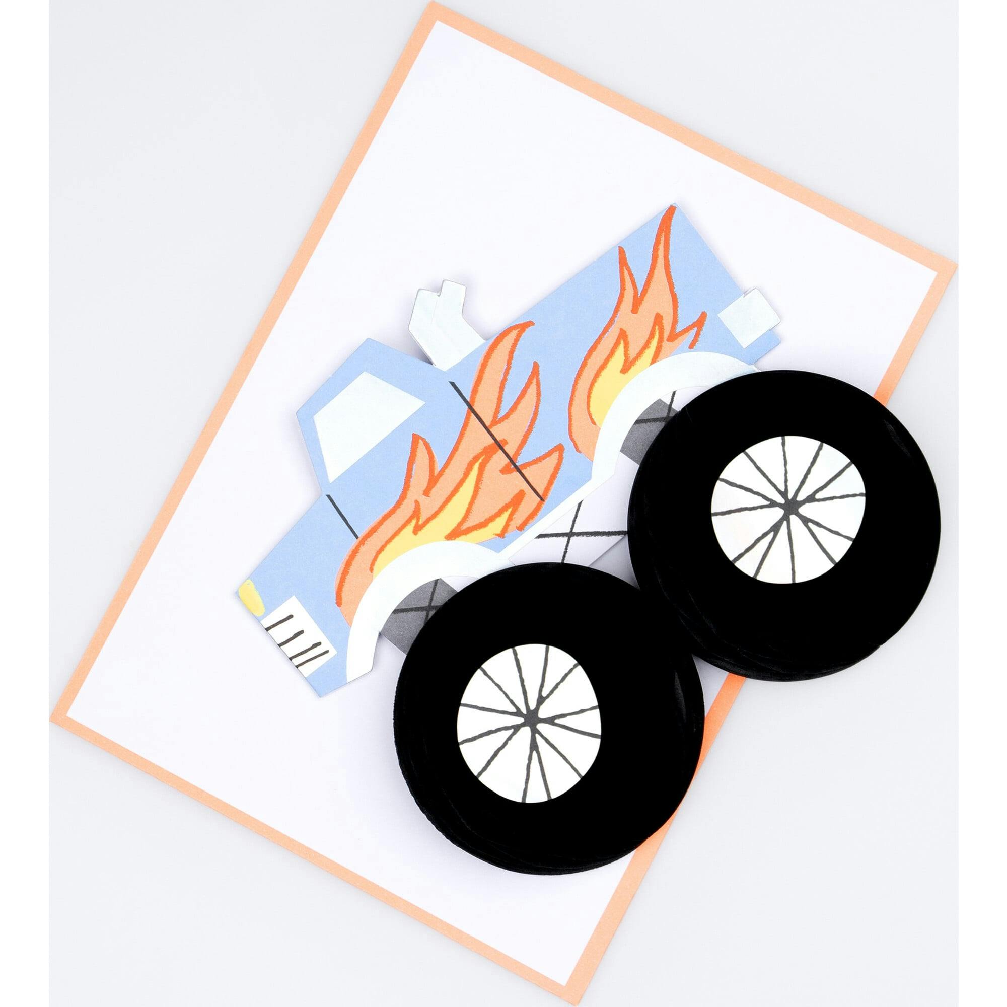 Monster Truck Birthday Card