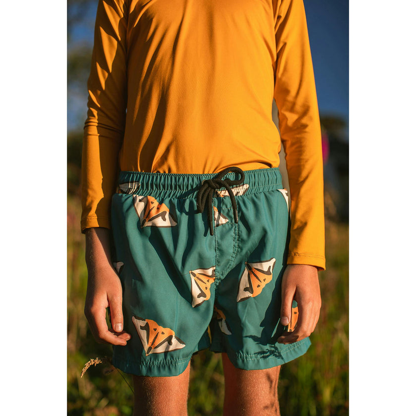 POLILLA TIGRE VERDE - SWIMSHORTS