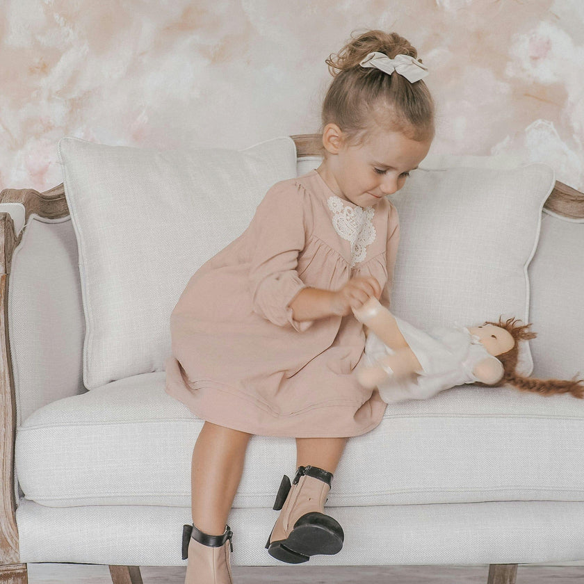 Clara Leather Booties