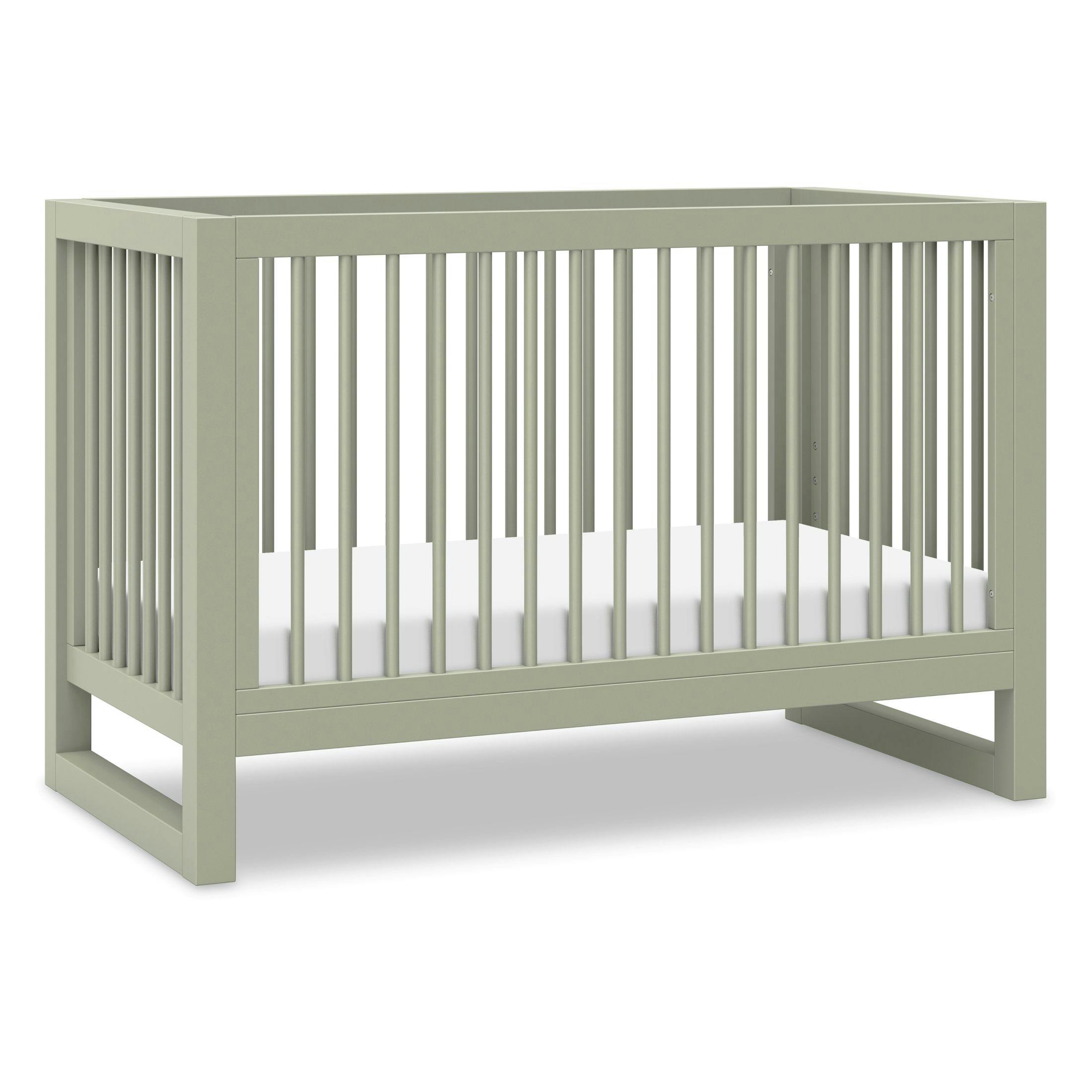Nantucket 3-in-1 Convertible Crib w/Toddler Bed Conversion Kit in French Sage