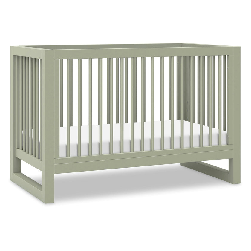 Nantucket 3-in-1 Convertible Crib w/Toddler Bed Conversion Kit in French Sage