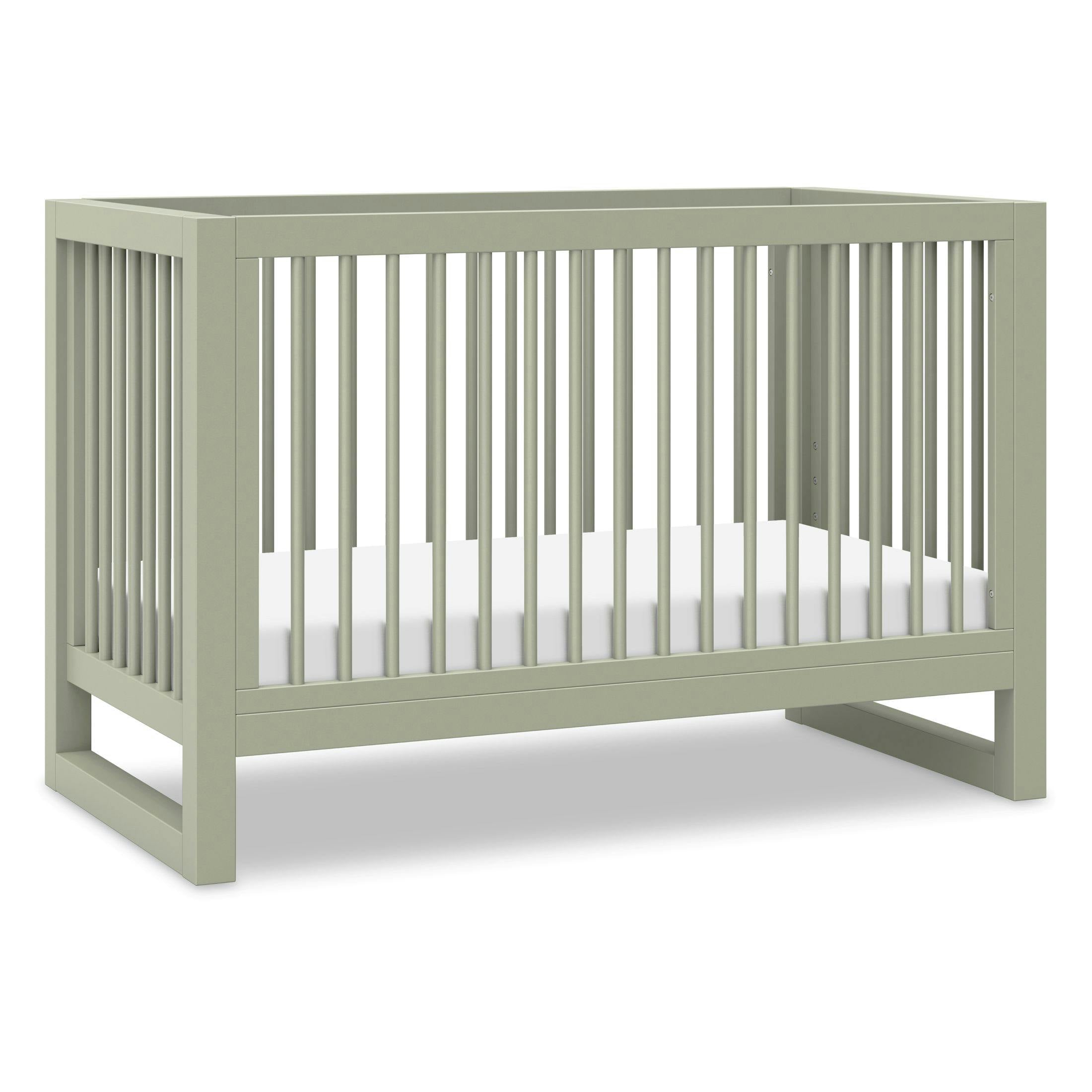 Nantucket 3-in-1 Convertible Crib w/Toddler Bed Conversion Kit in French Sage