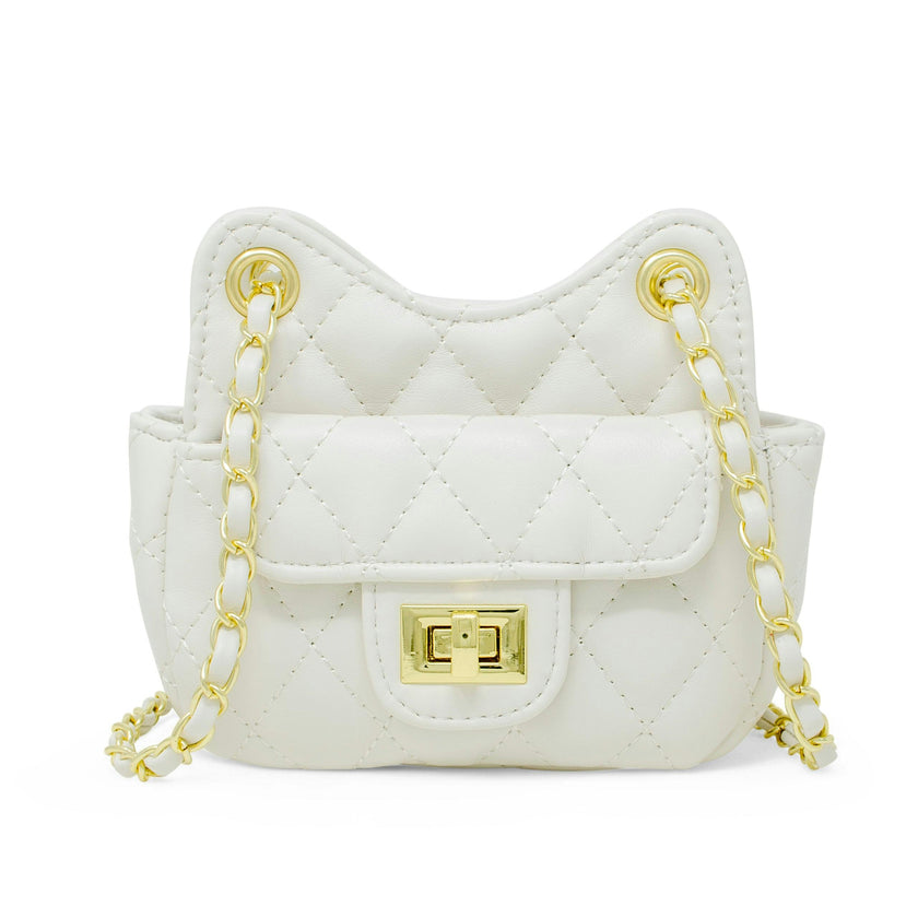 Girls Tiny Quilted Treasure Purse