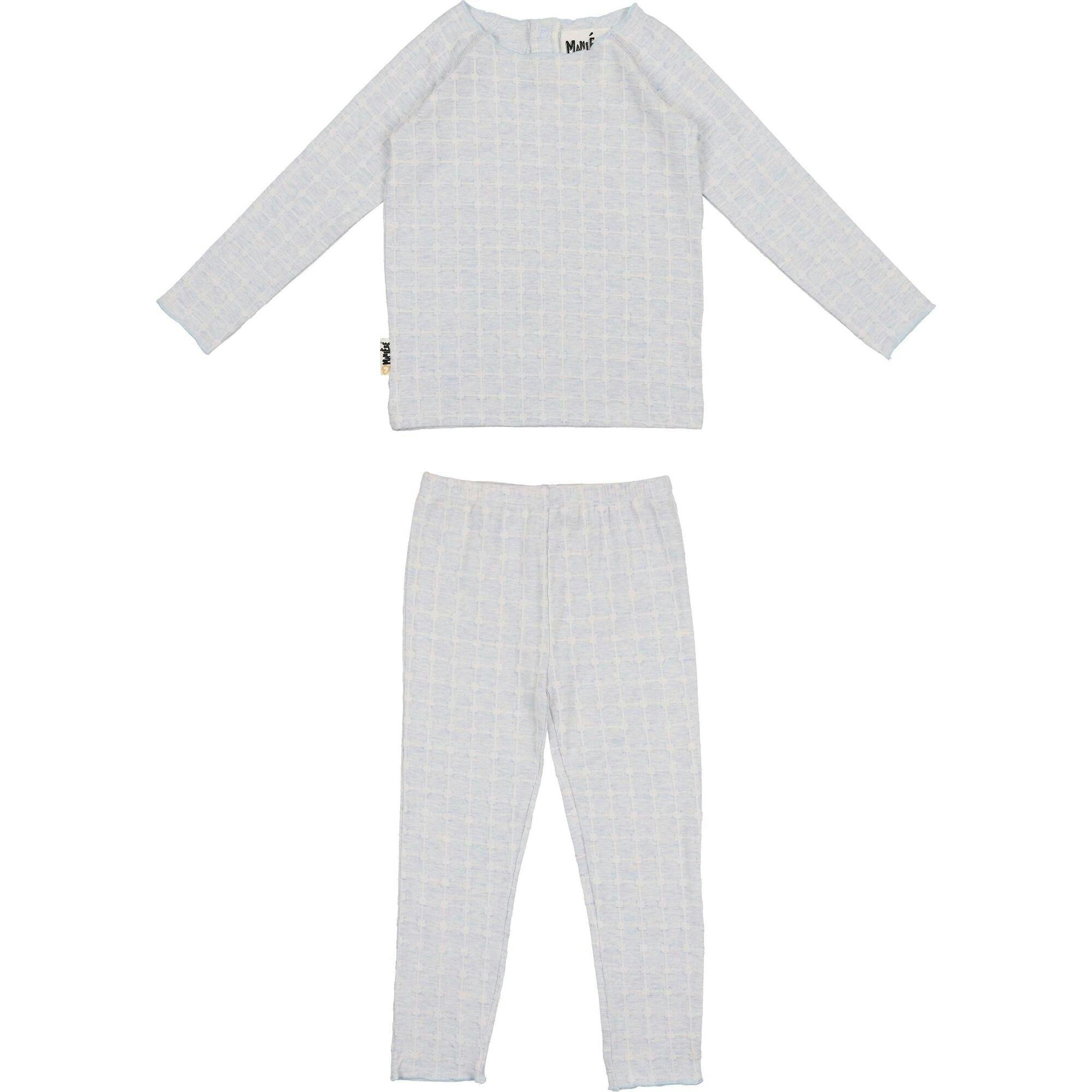 Box Design Raglan Sleeve Top & Pant Set