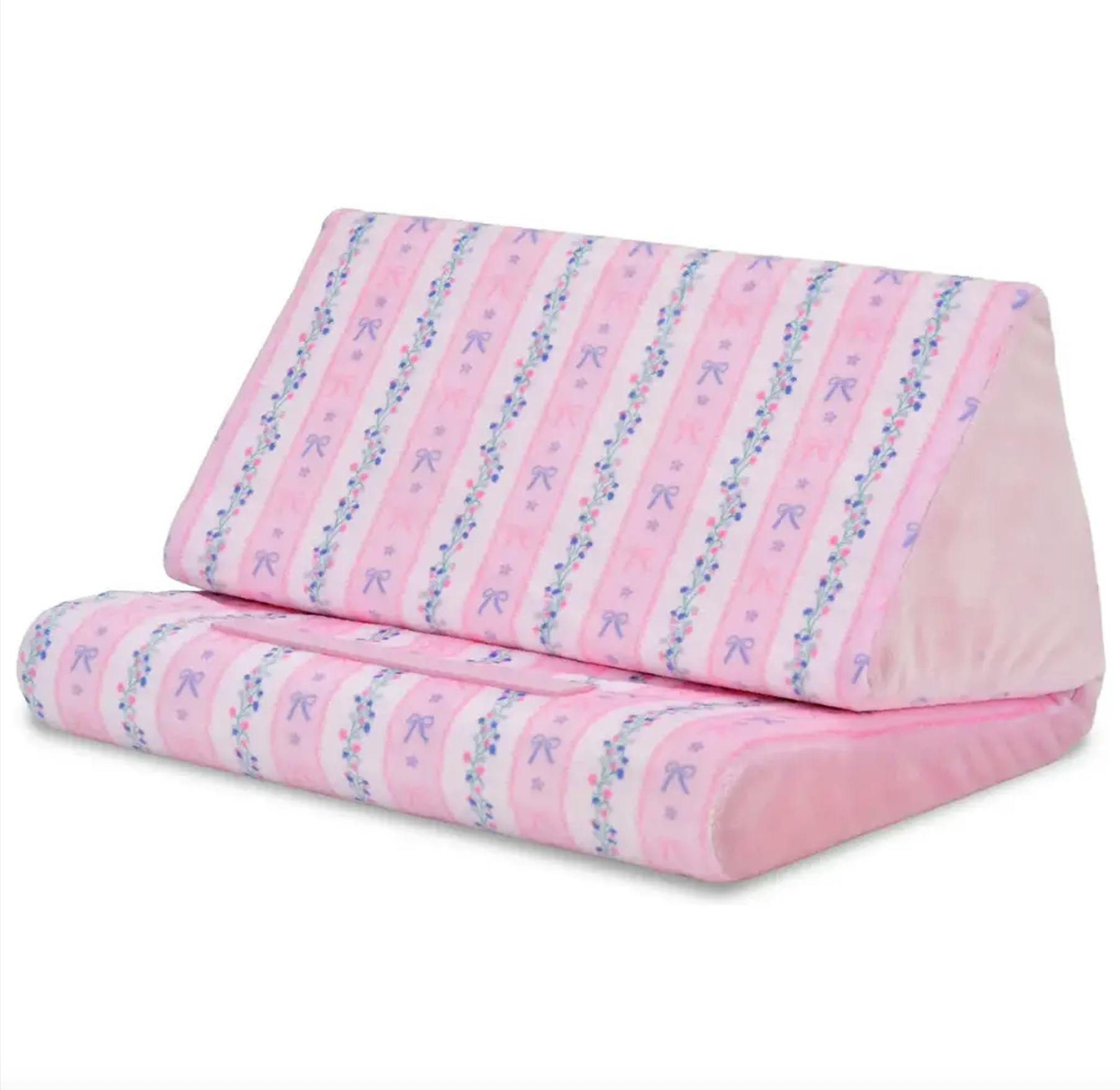 Floral Striples Tablet Pillow