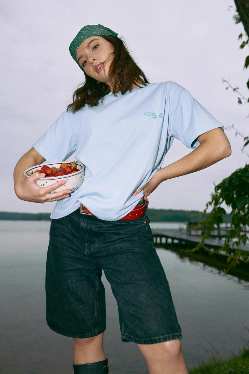 women's t-shirt – go outside look inside