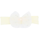 Multicolored Tulle Pearl Ribbon Headband