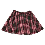 Girls Gianna Skirt - Burgundy Tartan
