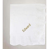 Personalized Bernard and Crochet Blanket