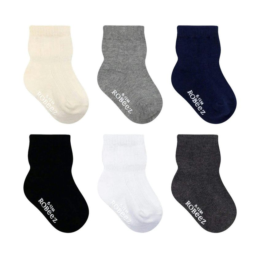 Boys Essentials Boys Assorted 6pk Sock