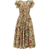 Hattie Dress in Rose Vine