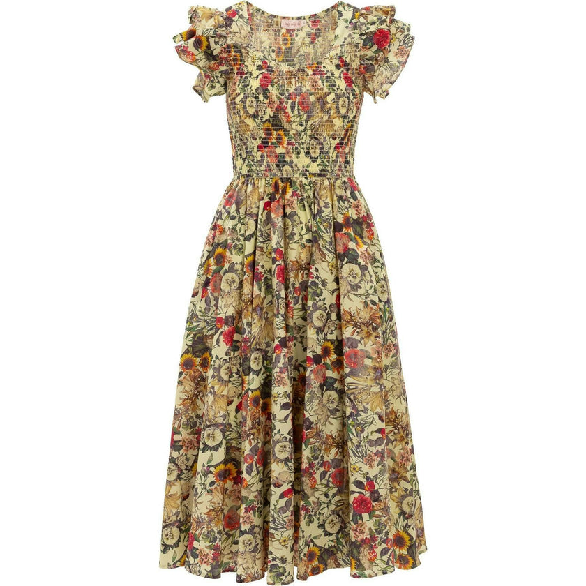 Hattie Dress in Rose Vine