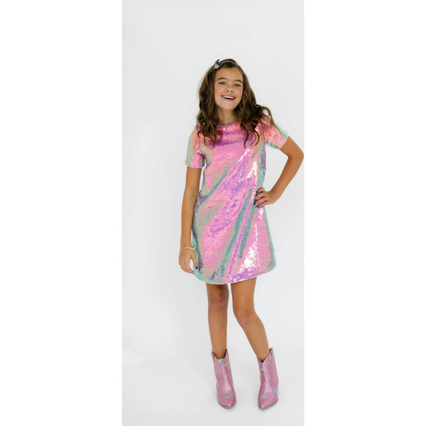 Lavender Haze Sequin Dress