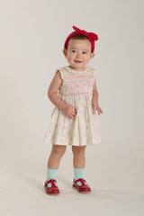 Hand-Smocked Baby Dress - Keilani