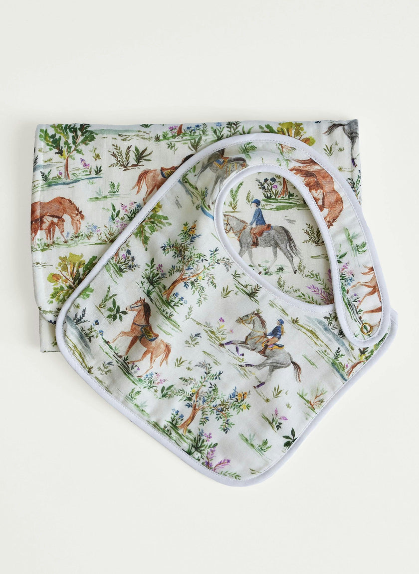 Baby Essentials Bib & Burp Set - Hunter Pace
