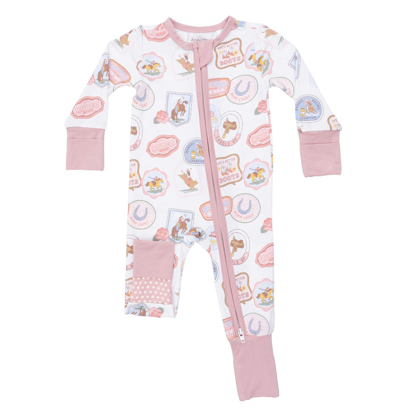 Rodeo Patches Pink - Convertible Romper