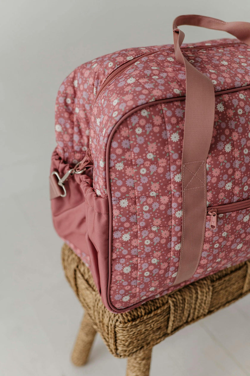 Overnight Bag in Tiny Petals