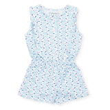 Lola Girls' Romper - Tennis Match Pink