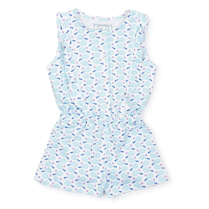 Lola Girls' Romper - Tennis Match Pink
