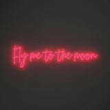 Fly me to the moon - LED neon sign