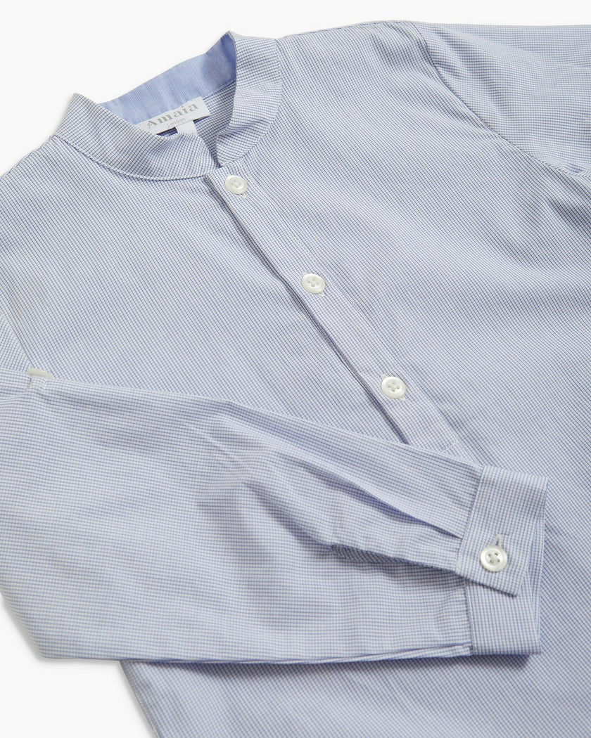 Pereprine Shirt Navy Minicheck