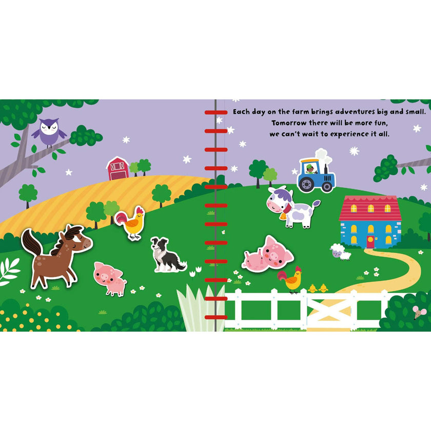 Silicone Sticker Book: Farm