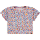Bowtie Pasta Printed Short Sleeve Top