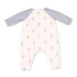 Lightning Bolt Viscose - Long Sleeve Raglan Henley Romper