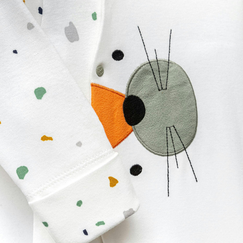 Multicolor Polka Dot One-Piece Set