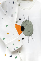 Multicolor Polka Dot One-Piece Set