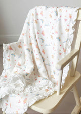 Butterflies Pima Cotton Baby Blanket