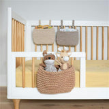 Charlie Farmhouse Hanging Nursery Storage Bin Trio