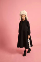 Neoprene Lace Apron Dress