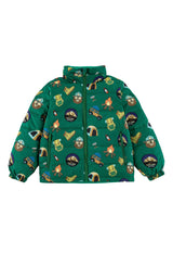 Blake Hooded Reversible Lightweight Down Puffer Jacket, Camping Adventure