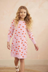 Love Hearts Dress | Bubble Gum