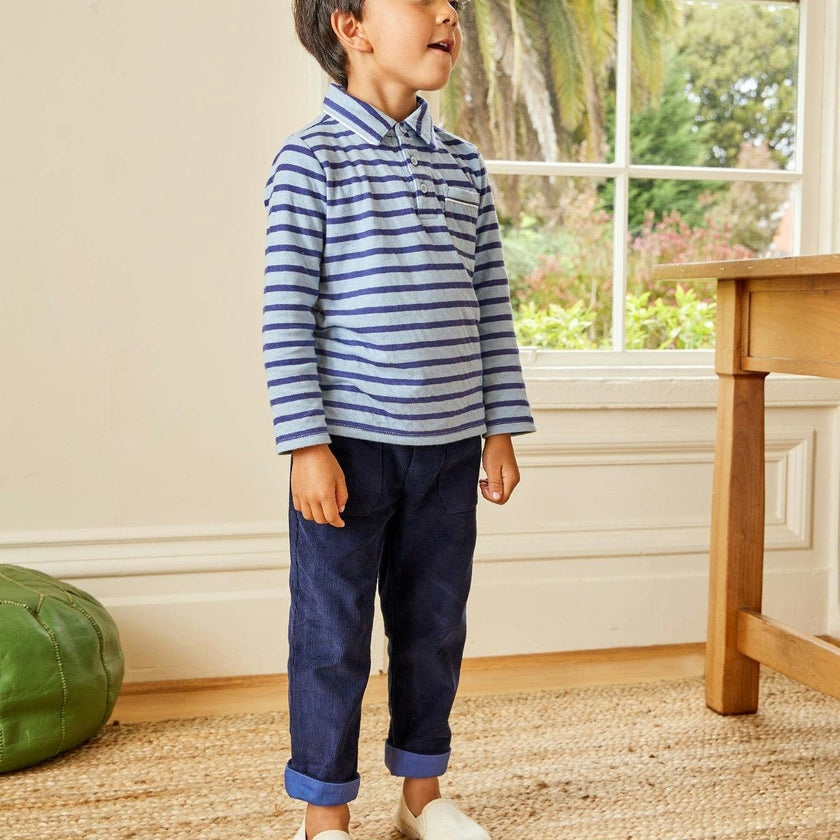 Grow Pant, Navy Corduroy